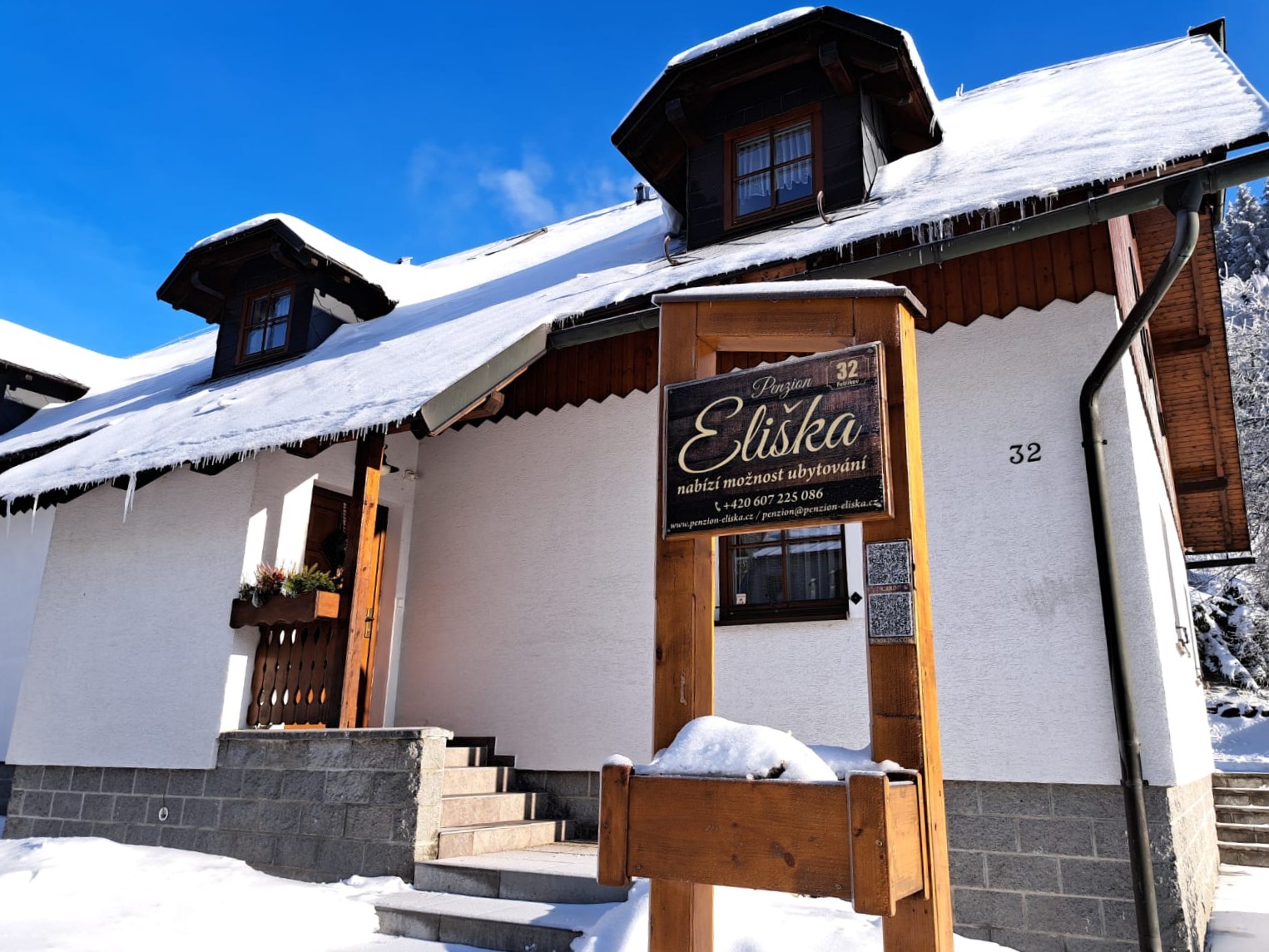 Penzion Eliška – zima